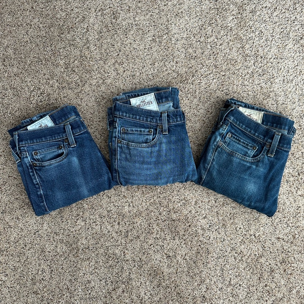 Hollister Men’s 30x32 Super Skinny Jeans Lot of 3